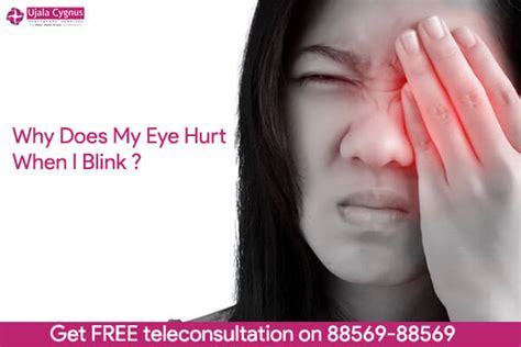 Why does my eye hurt when I blink?