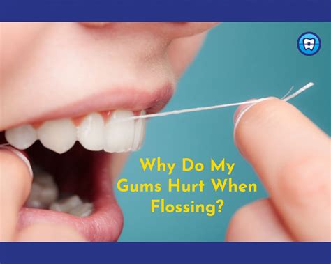 Why does my gum flap hurt?