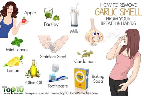 Why does my husband's breath smell like garlic?