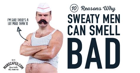 Why does my husband smell so bad when he sweats?