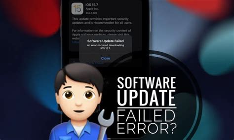 Why does my iOS update keep failing?