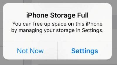 Why does my iPhone say I have no storage but I deleted everything?