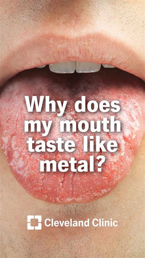 Why does my mouth taste like glue?