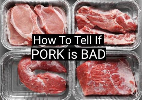 Why does my pork smell slight?