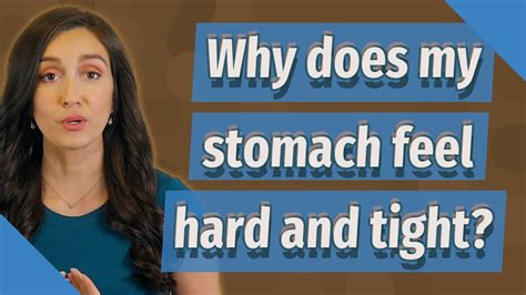 Why does my stomach feel hard under my fat?