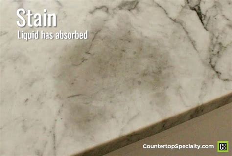 Why does oil stain marble?