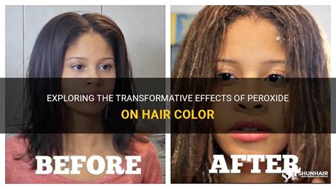 Why does peroxide change hair color?