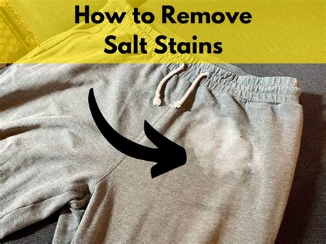 Why does salt stain clothes?