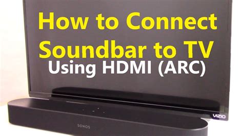 Why does soundbar need arc?