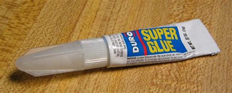 Why does super glue go white?