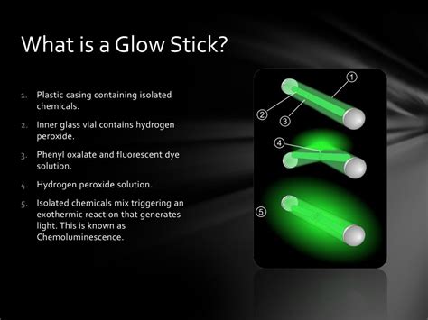 Why does the military use glow sticks?