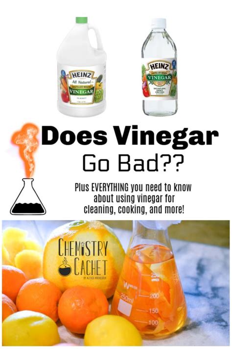 Why does vinegar turn dark?