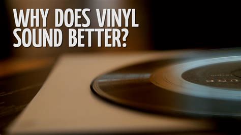 Why does vinyl sound better?