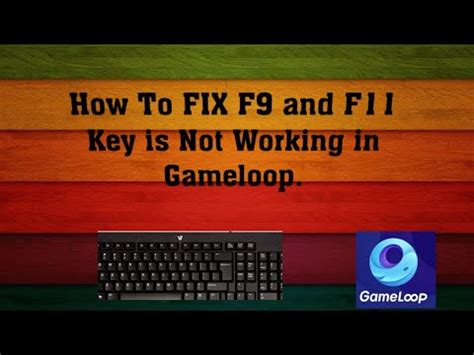 Why doesn't my F9 key work?