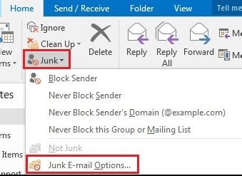 Why doesn t Outlook block sender work?