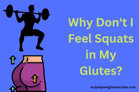 Why don't I feel my glutes when I squat?