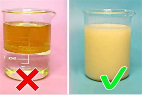 Why don't you mix oil and vinegar?