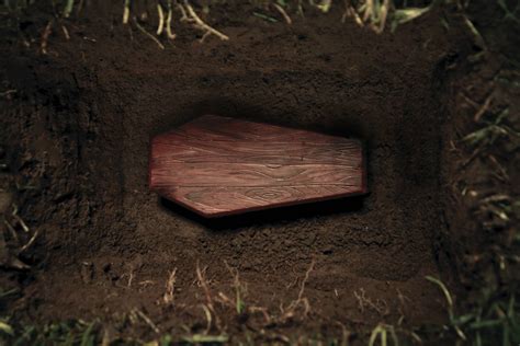 Why don t they bury coffins vertically?