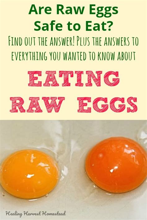 Why drink raw eggs?