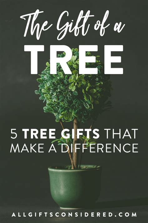 Why give a tree as a gift?