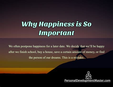 Why happiness is important in our life?