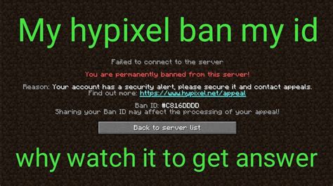 Why has Hypixel banned me?