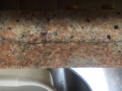 Why has my granite worktop cracked?