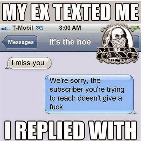 Why hasn't my ex texted me?