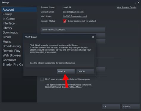 Why i can't verify my Steam?