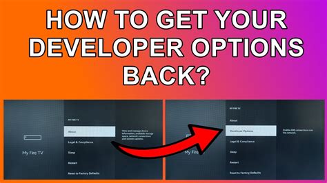 Why i don t have developer options on firestick?