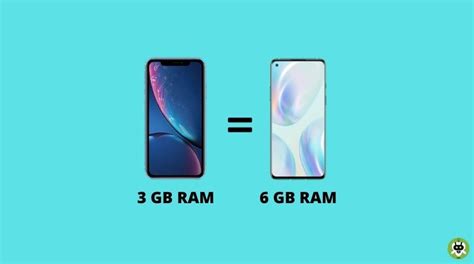 Why iPhone RAM is less than Android?