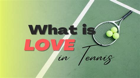 Why is 0 called love in tennis?