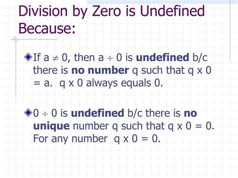 Why is 0 divided by 2 undefined?