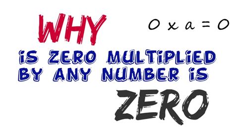 Why is 0 multiplied 0?