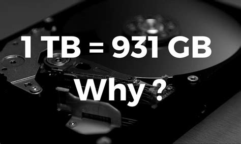 Why is 1TB not 1024 GB?