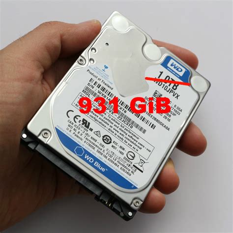 Why is 1TB only 931gb?