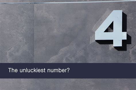 Why is 4 unlucky in Korea?
