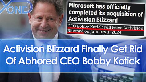 Why is Activision CEO leaving?