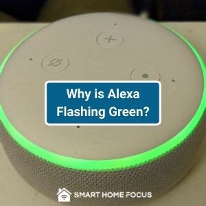 Why is Alexa flashing red and green?