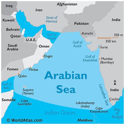 Why is Arabian Sea black?