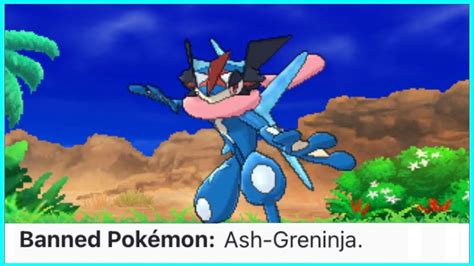 Why is Ash Greninja banned?