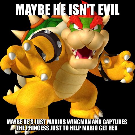 Why is Bowser evil?