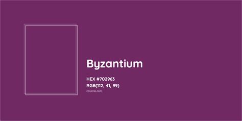 Why is Byzantium purple?