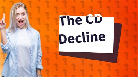 Why is CD losing value?