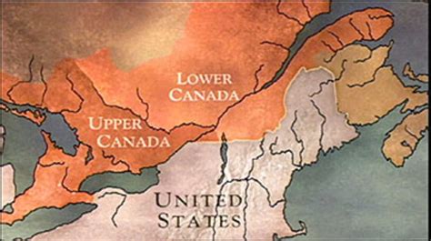 Why is Canada divided into two colonies?