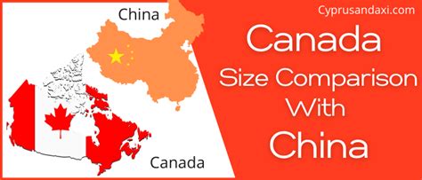 Why is Canada larger than China?