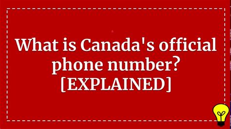 Why is Canada phone number 1?