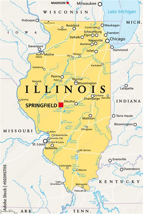 Why is Chicago not the capital of Illinois?