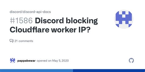 Why is Cloudflare blocking Discord?