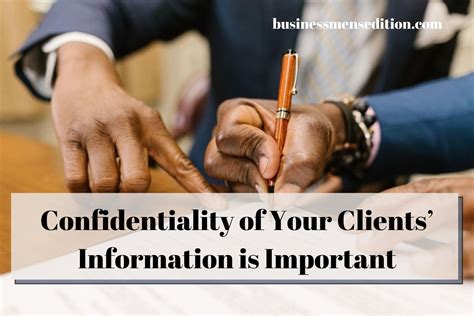 Why is Confidential Information important?